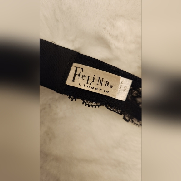 Felina Lingerie Nude and Black padded bra - Picture 7 of 11